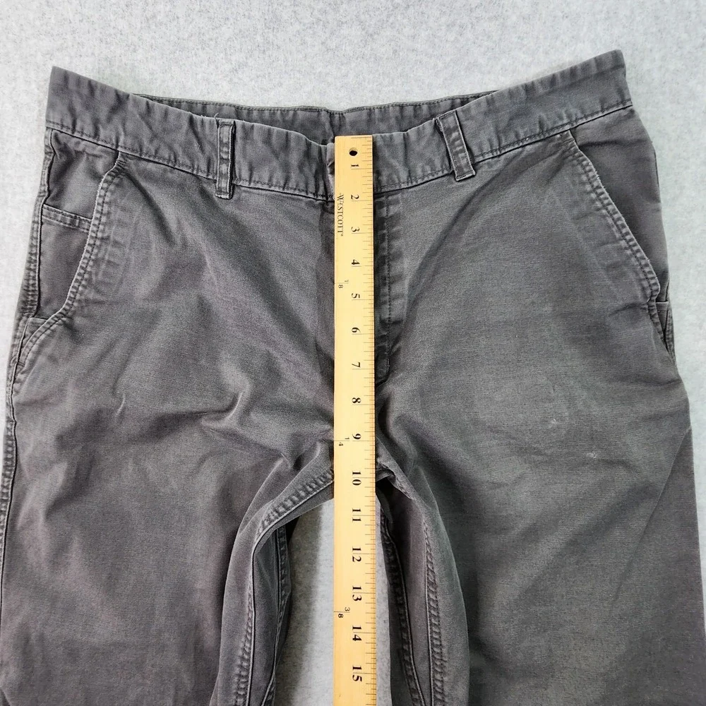 North Face Hiking Pants Men 36x30 Performance Zip Pocket‎ Stretch Cotton Blend